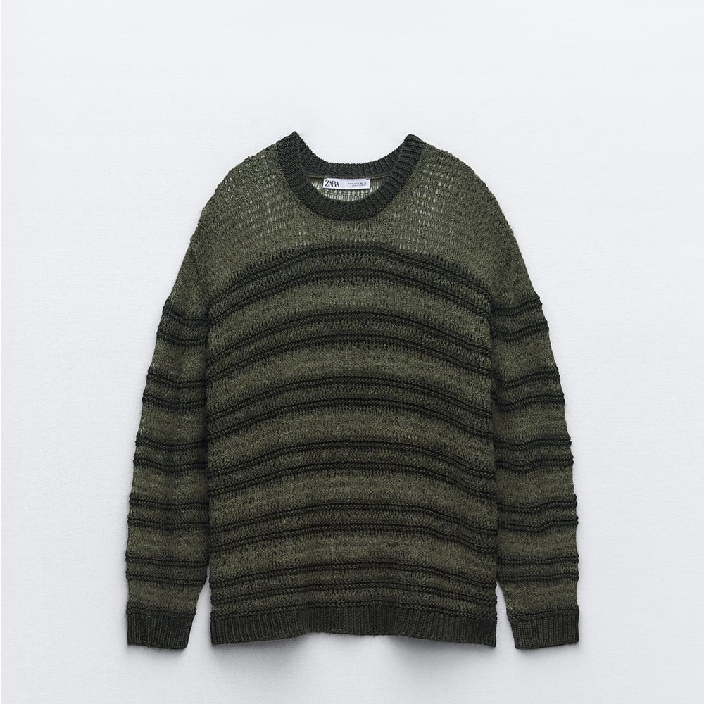 Zara open knit sweater